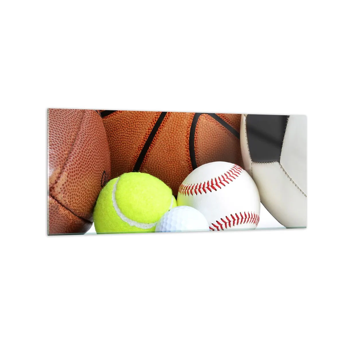 Obraz na skle - Spája nás futbal! - 120x50 cm