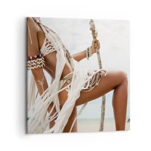 Obraz na plátne - Kňažka slnka - 60x60 cm