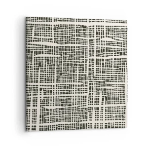 Obraz na plátne - Tkaná kompozícia - 50x50 cm