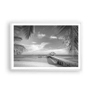 Plagát v bielom ráme - Spomienka alebo sen? - 91x61 cm