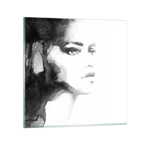 Obraz na skle - Vytvorená z tajomstva a hmly - 40x40 cm