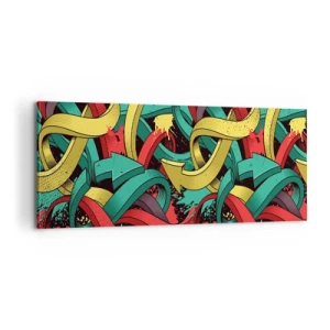 Obraz na plátne - Kadiaľ do cieľa? - 100x40 cm