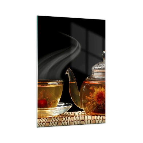 Obraz na skle - Mágia a umenie varenia čaj - 70x100 cm