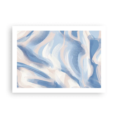 Plagát - Modré kolísanie - 70x50 cm
