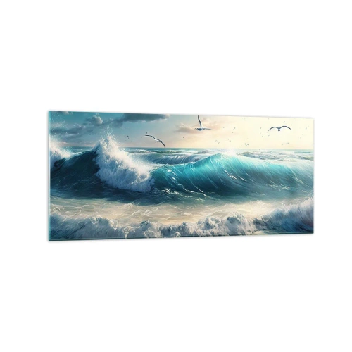 Obraz na skle - Šušťanie len pre teba - 120x50 cm