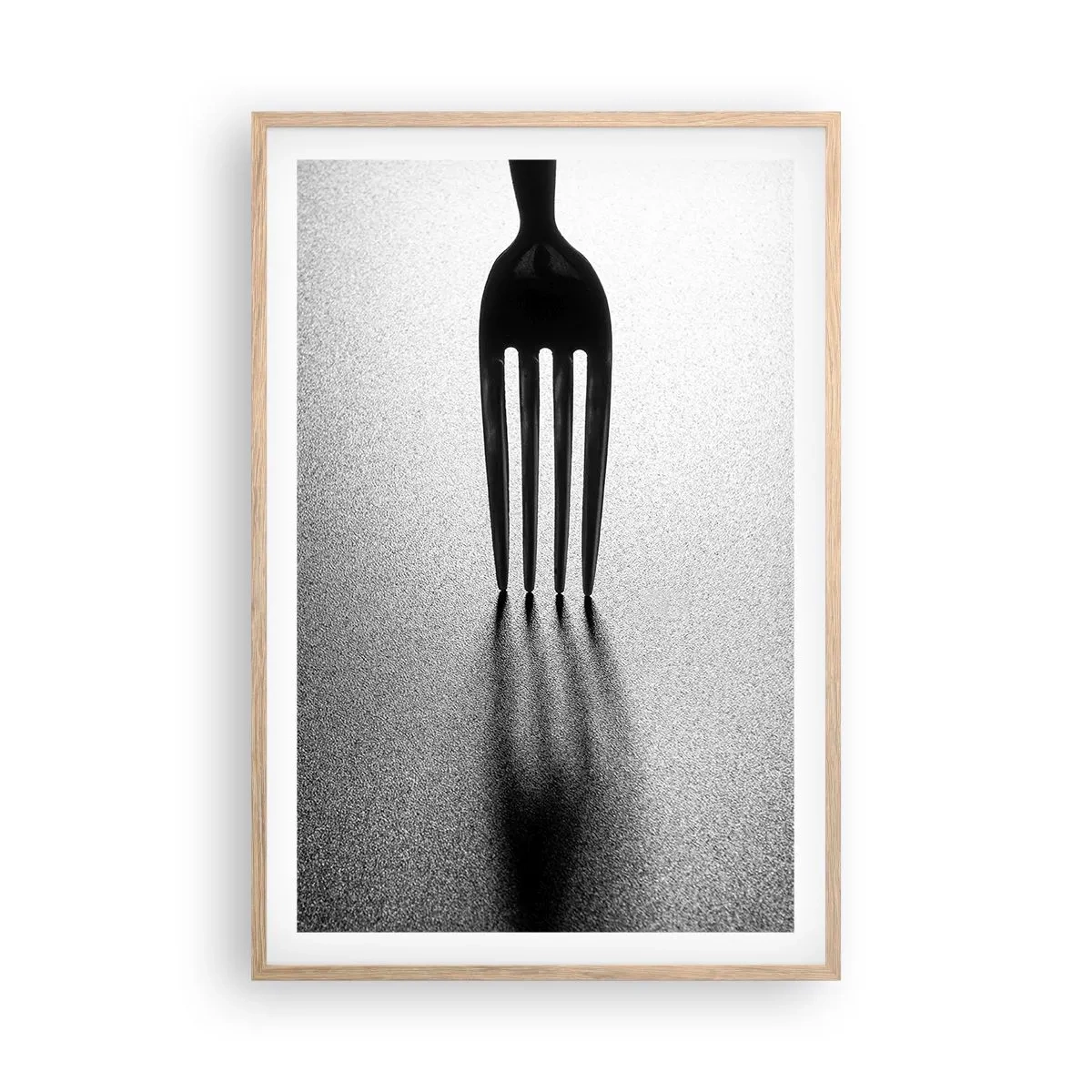 Plagát v ráme zo svetlého duba - Svetlo a tieň - 61x91 cm