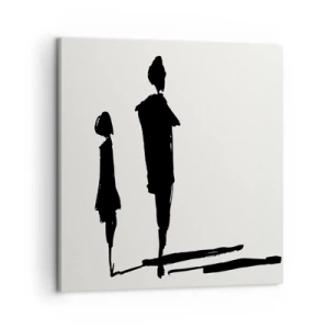 Obraz na plátne - Určite spolu? - 50x50 cm