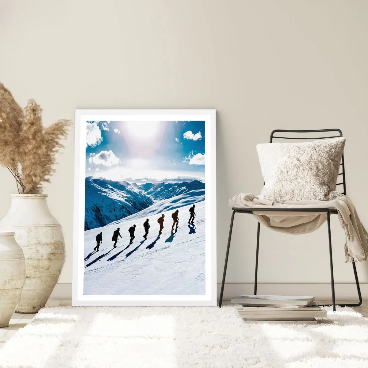 Plagát v bielom ráme - Tím dobývateľov - 50x70 cm