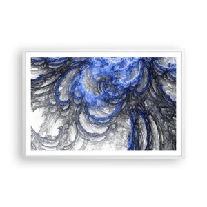 Plagát v bielom ráme - Zrod vlny - 91x61 cm