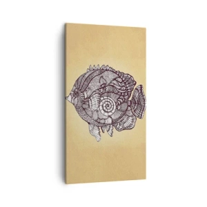 Obraz na plátne - Z oceánu ornamentov - 45x80 cm