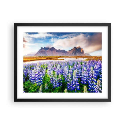 Plagát v čiernom ráme - Sila a prísnosť vedľa miernosti - 50x40 cm