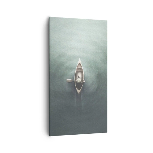 Obraz na plátne - Cez mesačné jazero - 55x100 cm