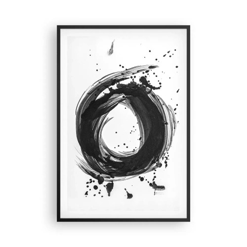Plagát v čiernom ráme - Vír tvorenia - 61x91 cm