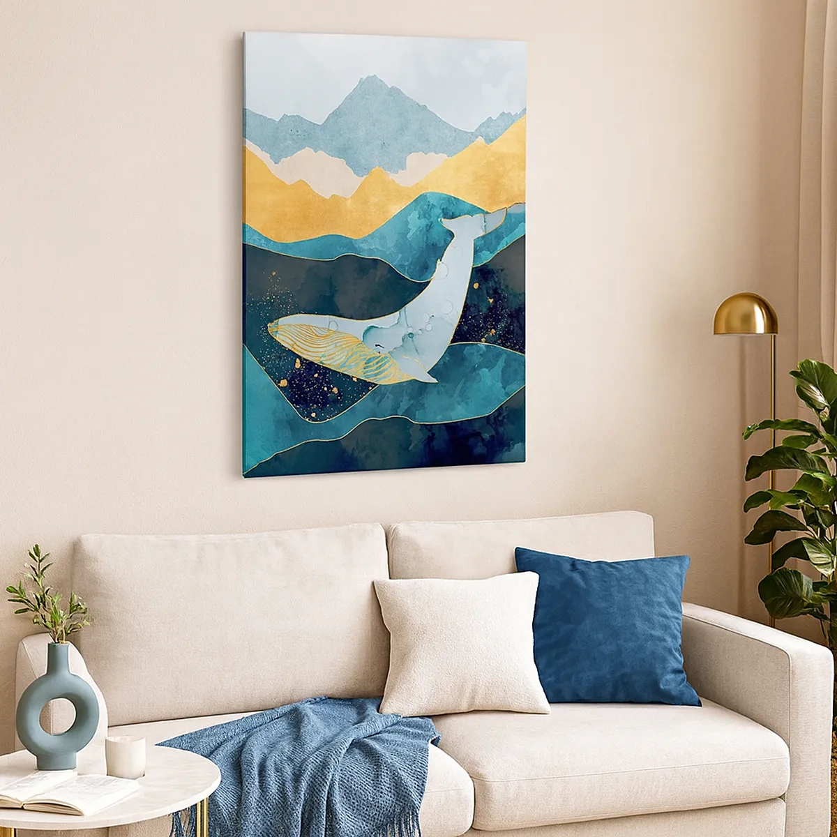 Obraz na plátne - Chladná krása severu - 50x70 cm