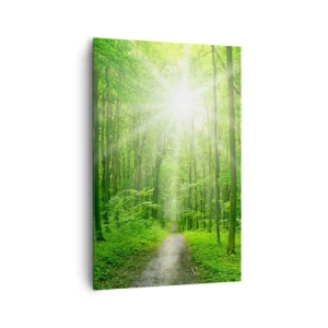 Obraz na plátne - Zelená katedrála - 80x120 cm