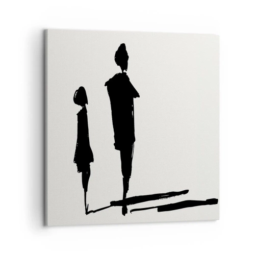 Obraz na plátne - Určite spolu? - 50x50 cm