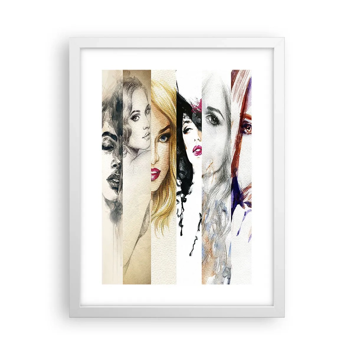 Plagát v bielom ráme - A vždy si to TY - 30x40 cm