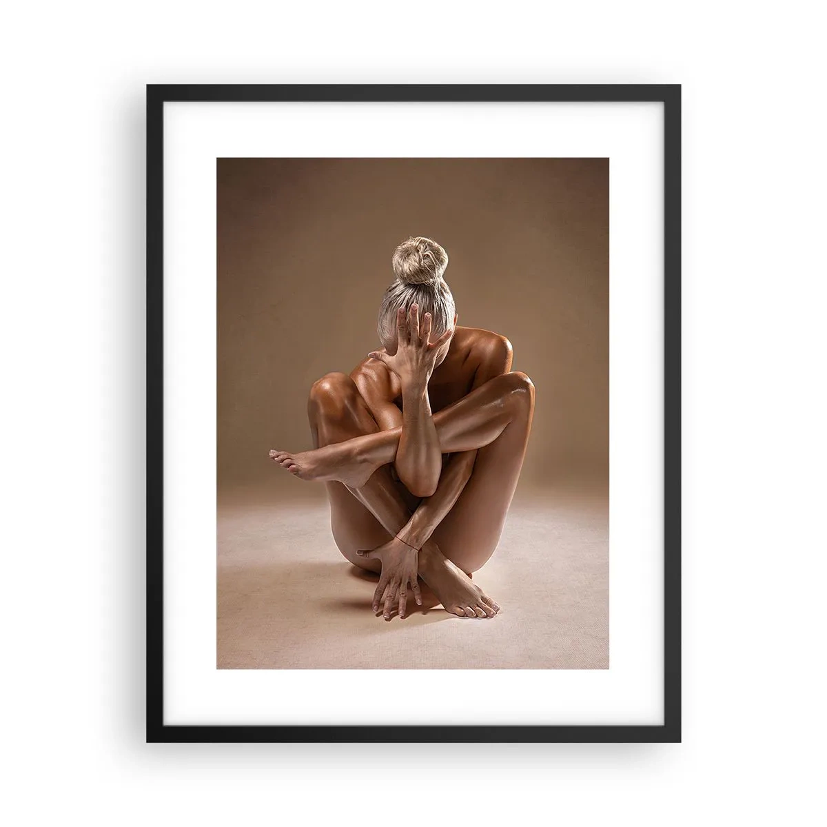 Plagát v čiernom ráme - Jednota tela a ducha - 40x50 cm