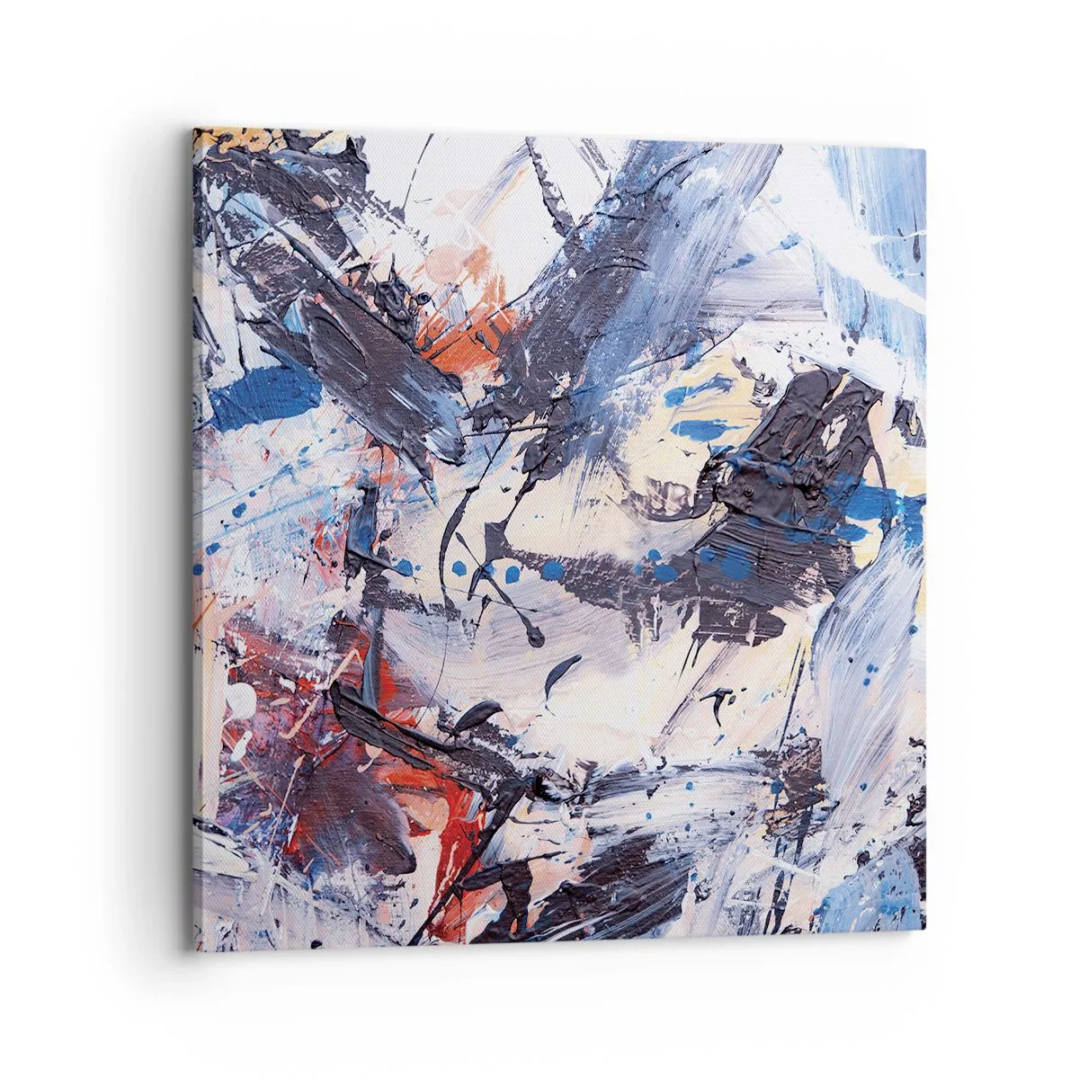 Obraz na plátne - Bláznivý tanec abstrakcie - 70x70 cm