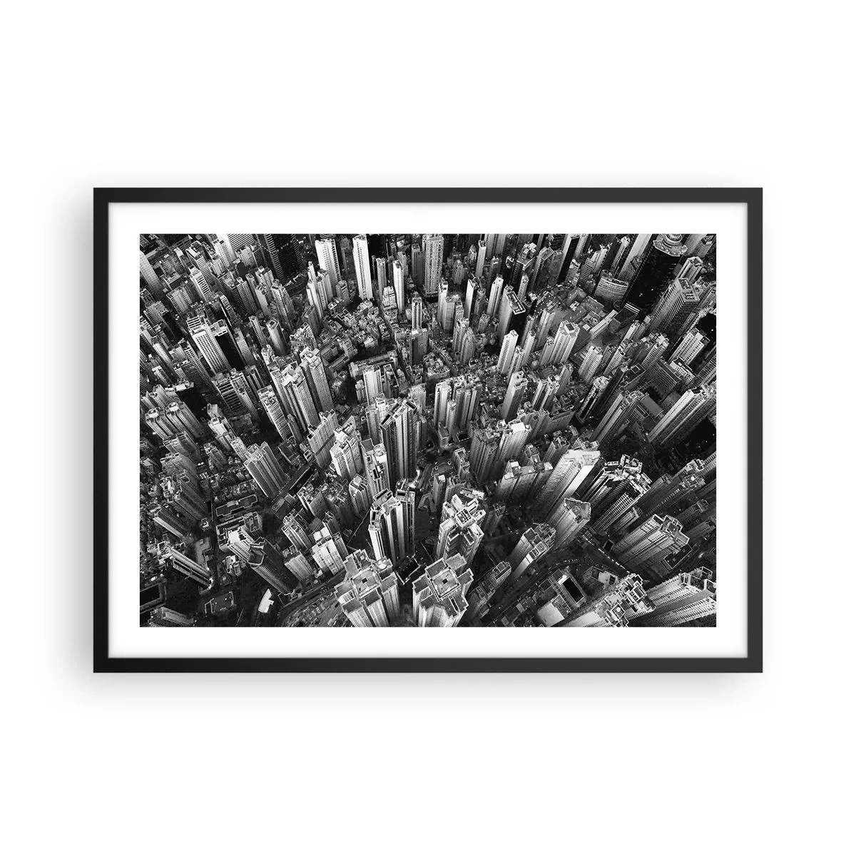 Plagát v čiernom ráme - Stále vyššie a vyššie - 70x50 cm