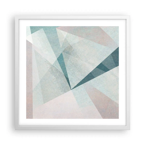 Plagát v bielom ráme - V kľude, ale dynamicky - 50x50 cm