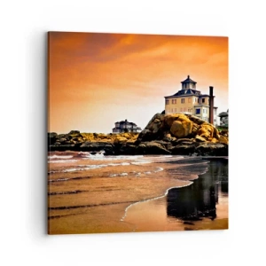 Obraz na plátne - Elegancia západného pobrežia - 70x70 cm