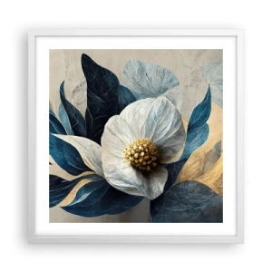 Plagát v bielom ráme - Má zlaté srdce - 50x50 cm