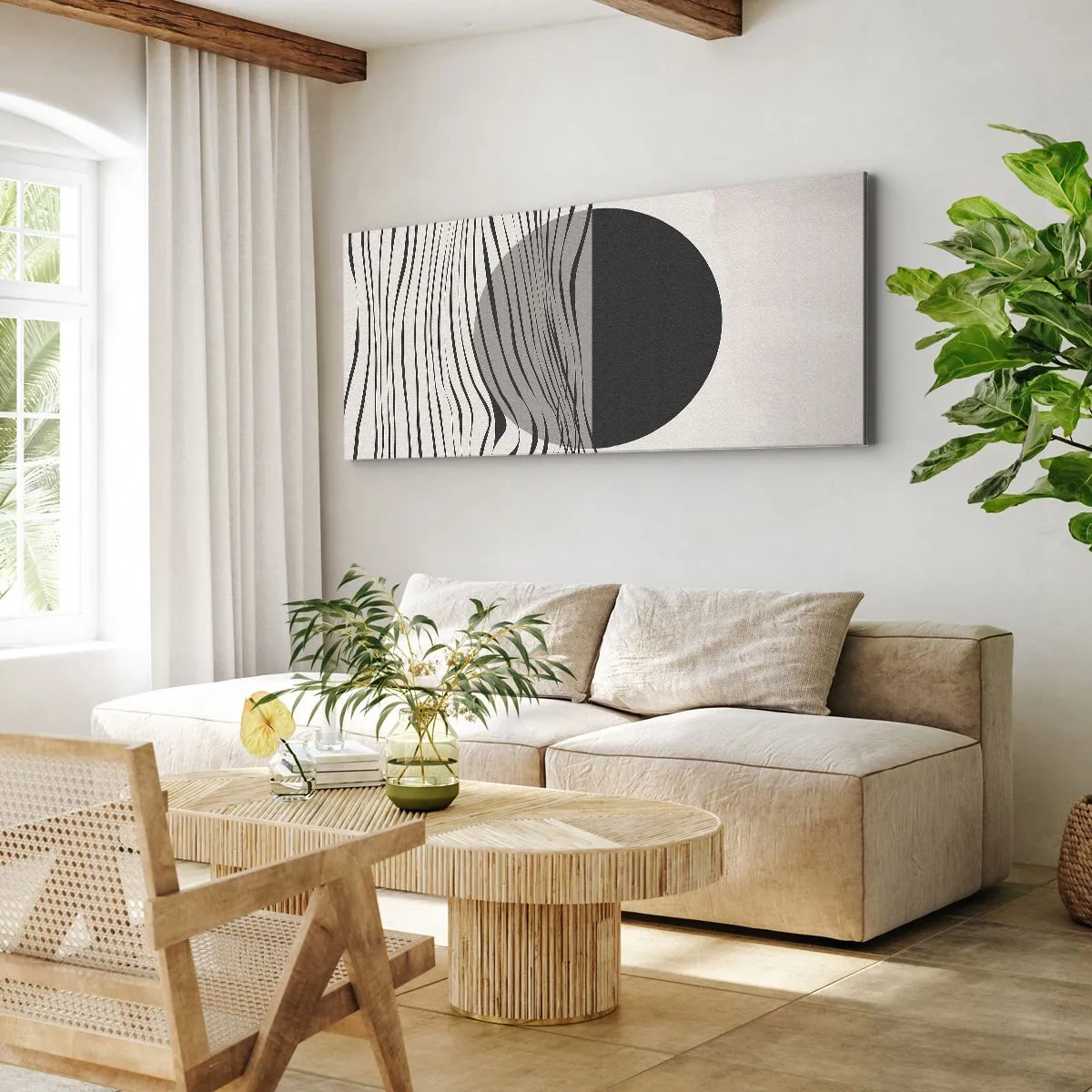Obraz na plátne - Polovičná kompozícia - 160x50 cm