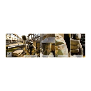 Vzorka fototapety Premium Canvas - Aj vy sa môžete stáť hrdinom - Paintball, Šport, Vojenské - 100x30 cm