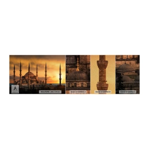 Vzorka fototapety Premium Sand - Boh je veľký - Architektúra, mešita, Istanbul - 100x30 cm