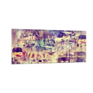 Obraz na skle - A toto zostane - 100x40 cm