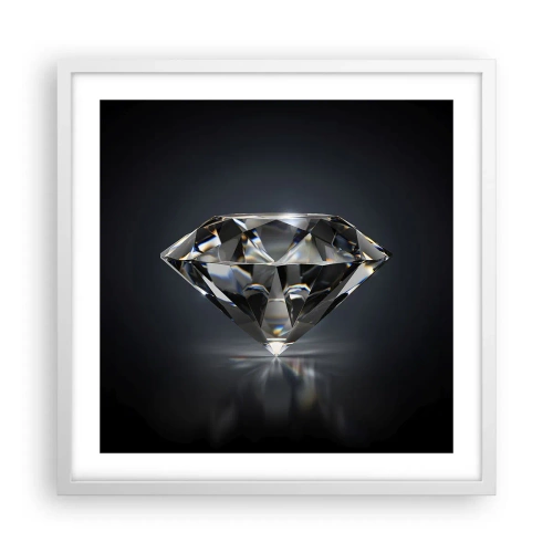 Plagát v bielom ráme - Best girls friend - 50x50 cm