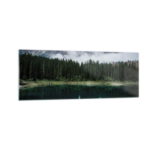 Obraz na skle - Ticho, ticho, neprebuďme spiacu vodu…. - 140x50 cm