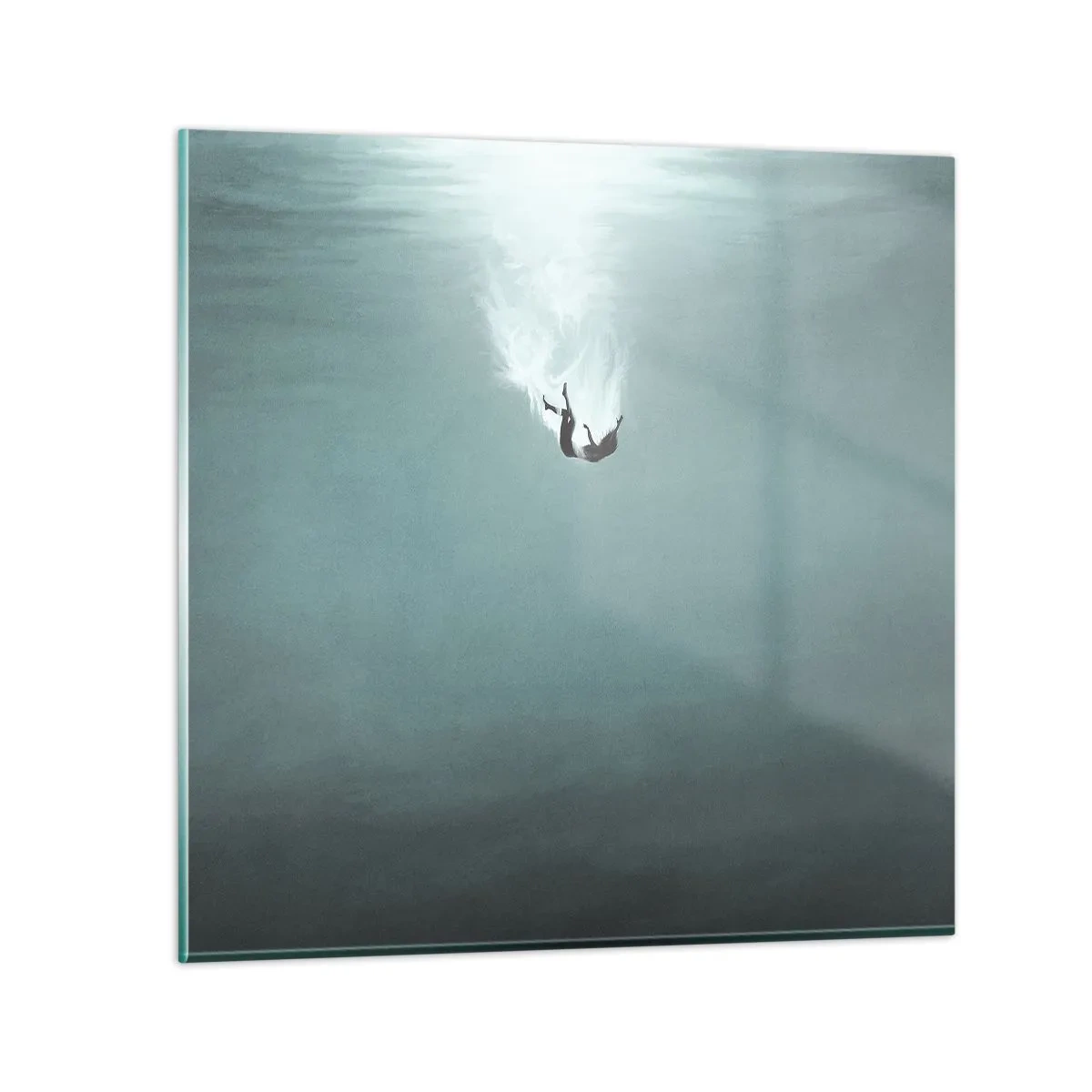 Obraz na skle - V objatí oceánu - 30x30 cm