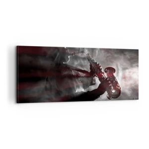 Obraz na plátne - V oparoch jazzu - 100x40 cm