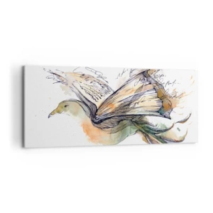 Obraz na plátne - Na krídlach poézie - 120x50 cm