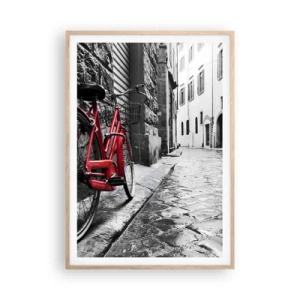 Plagát v ráme zo svetlého duba - Skutočná krása nestarne - 70x100 cm