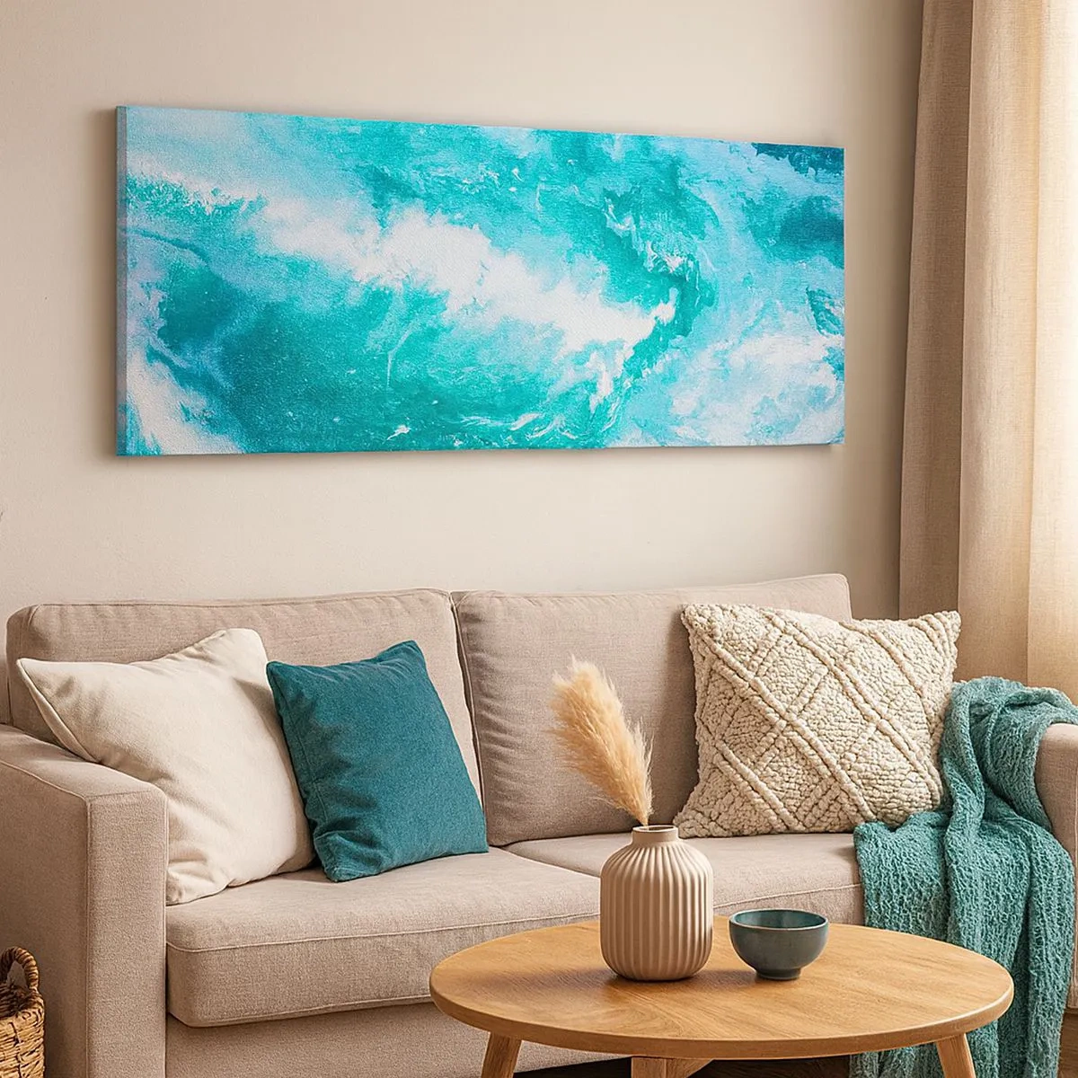 Obraz na plátne - V jadre živlu - 100x40 cm