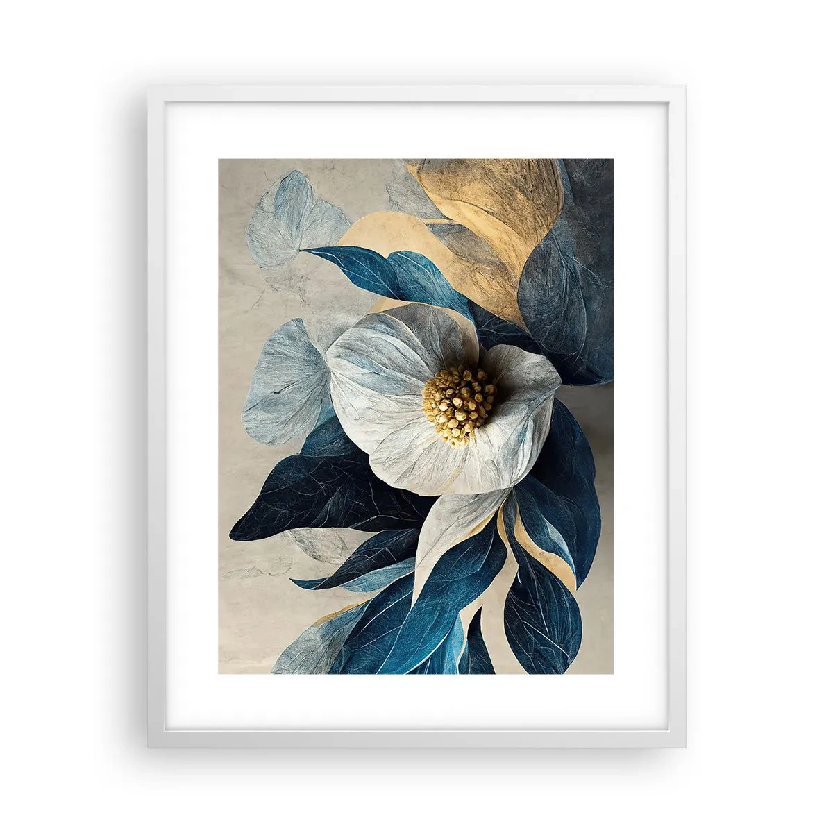 Plagát v bielom ráme - Má zlaté srdce - 40x50 cm