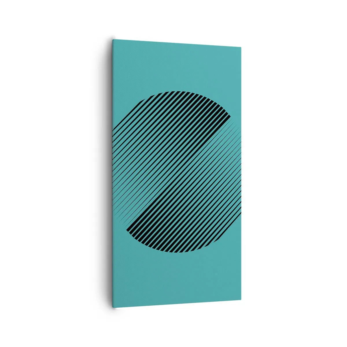 Obraz na plátne - Kruh – geometrická variácia - 65x120 cm