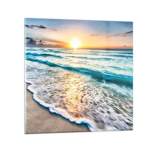 Obraz na skle - Výhľad, ktorý stojí za to - 30x30 cm