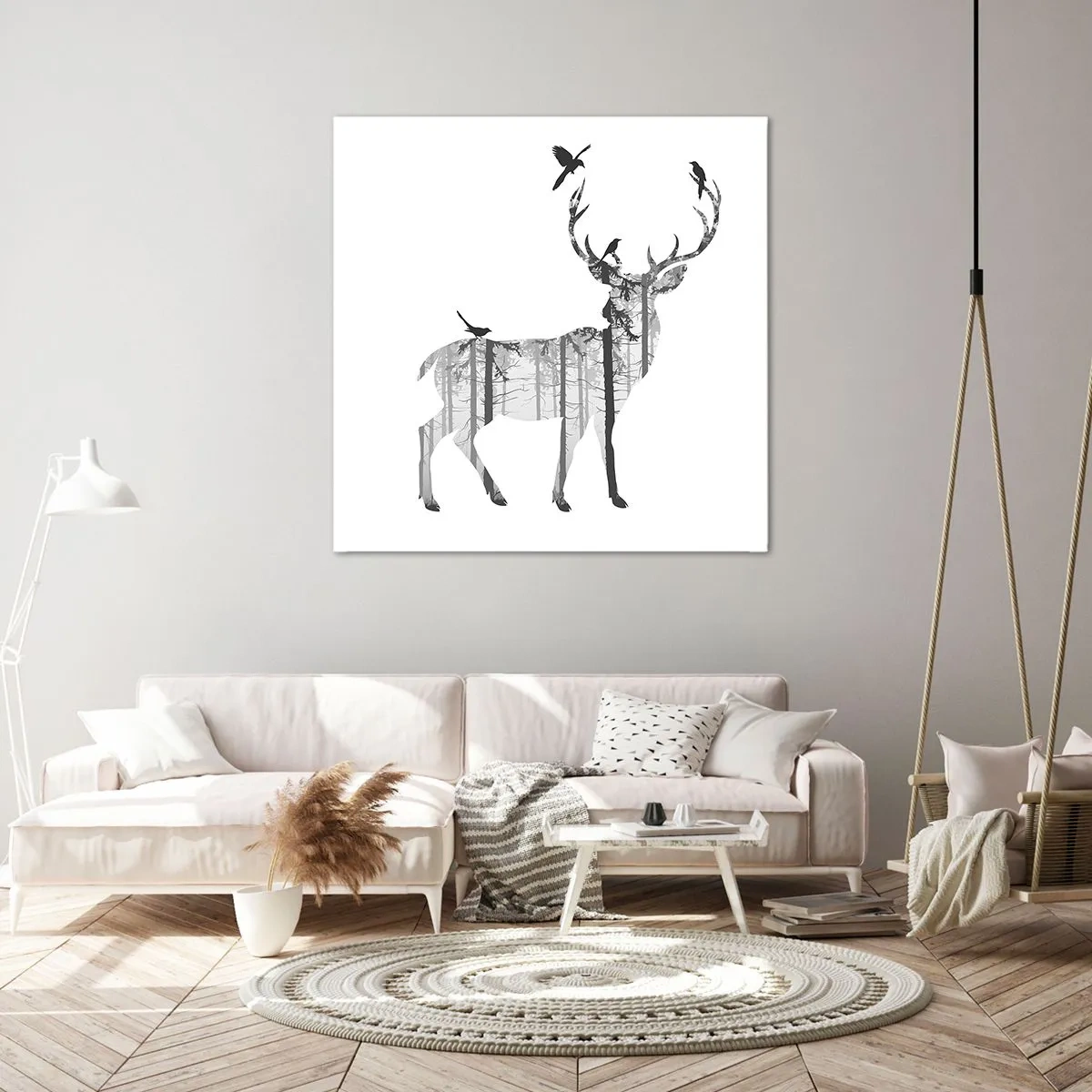 Obraz na plátne - Dobrý duch lesa - 70x70 cm