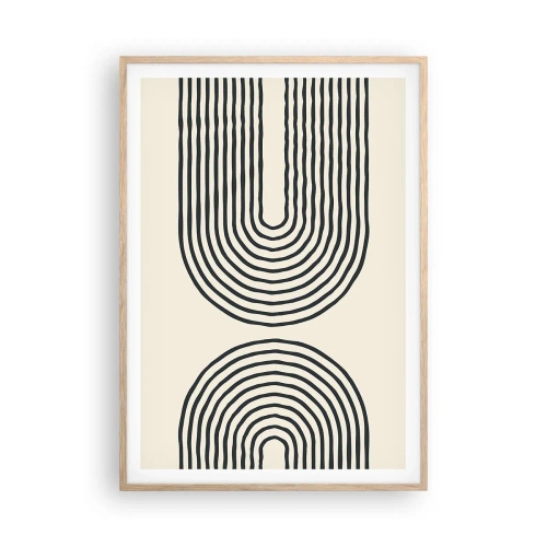 Plagát v ráme zo svetlého duba - Už čoskoro… - 70x100 cm