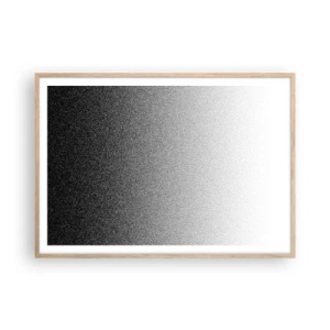 Plagát v ráme zo svetlého duba - Smerom ku svetlu - 100x70 cm