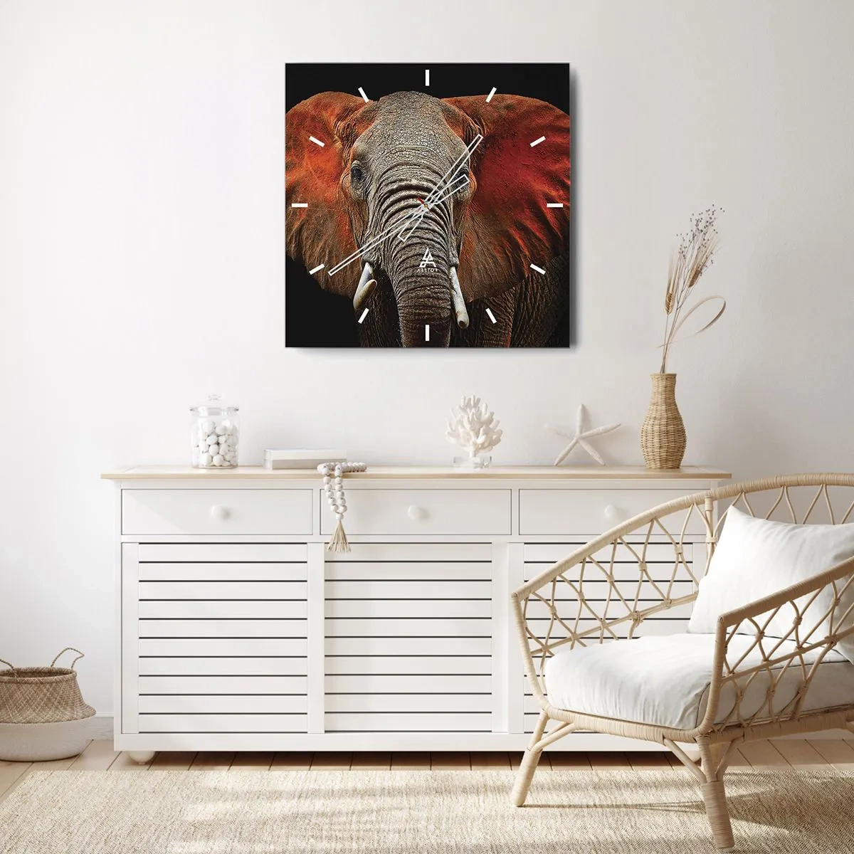 Nástenné hodiny - Som divoký, a ty? - 30x30 cm