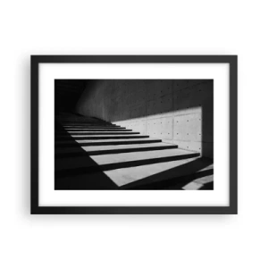 Plagát v čiernom ráme - Surová krása modernizmu - 40x30 cm