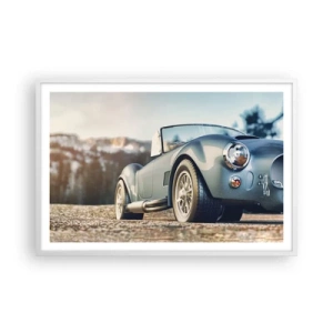 Plagát v bielom ráme - Pretože na štýle záleží - 91x61 cm