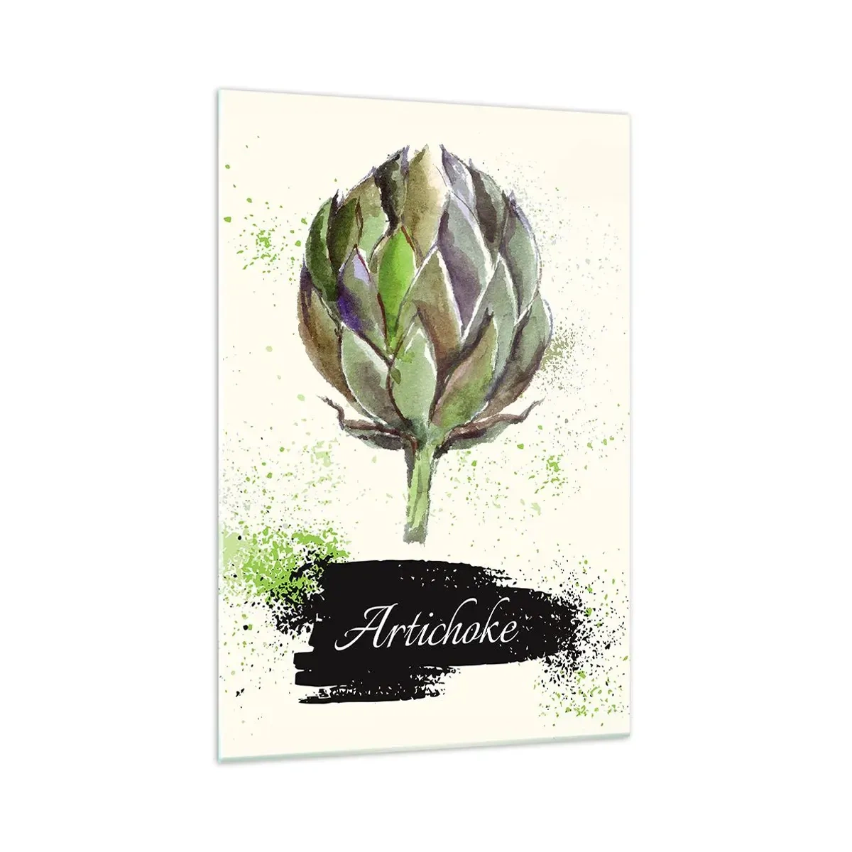 Obraz na skle - Nech žije zelenina! - 70x100 cm