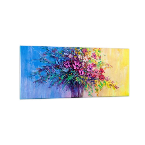 Obraz na skle - Dar letnej lúky - 120x50 cm