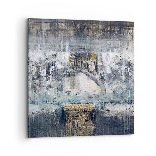 Obraz na plátne - Ako na ľade, tak aj na hrude - 70x70 cm